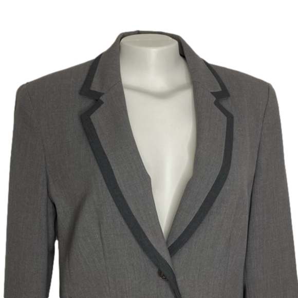 NINE WEST Suit Separates 2 Button Dark Academia Blazer Office Siren Preppy 10 - Picture 3 of 13